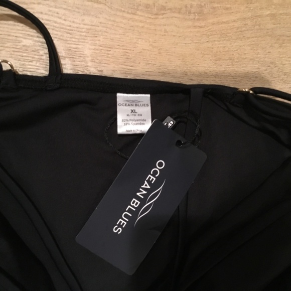 Women's V-Neck Tummy Control One Piece Bathing Suit - Picture 8 of 8